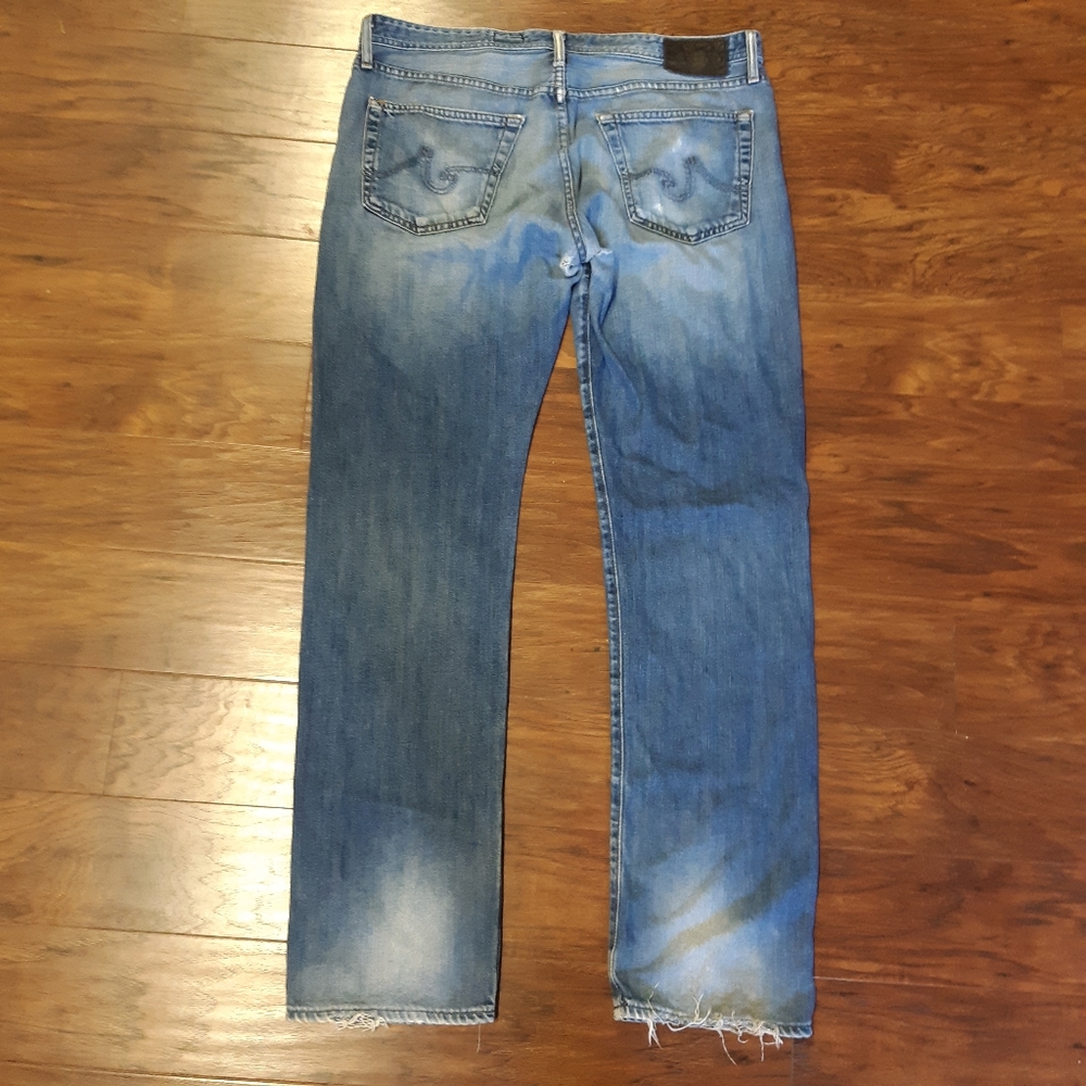 AG The Graduate Tailored Leg blue jeans - Picture 4 of 11